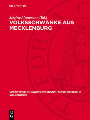 cover image of Volksschwänke aus Mecklenburg